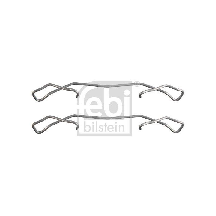 Priedų komplektas, diskinių stabdžių trinkelės FEBI BILSTEIN 182714