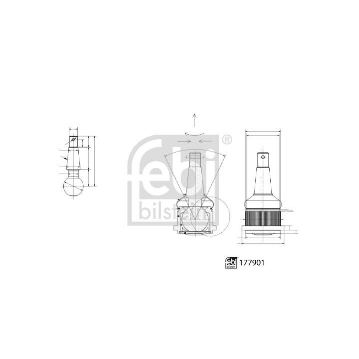 Šarnyras / girgždukas FEBI BILSTEIN 177901