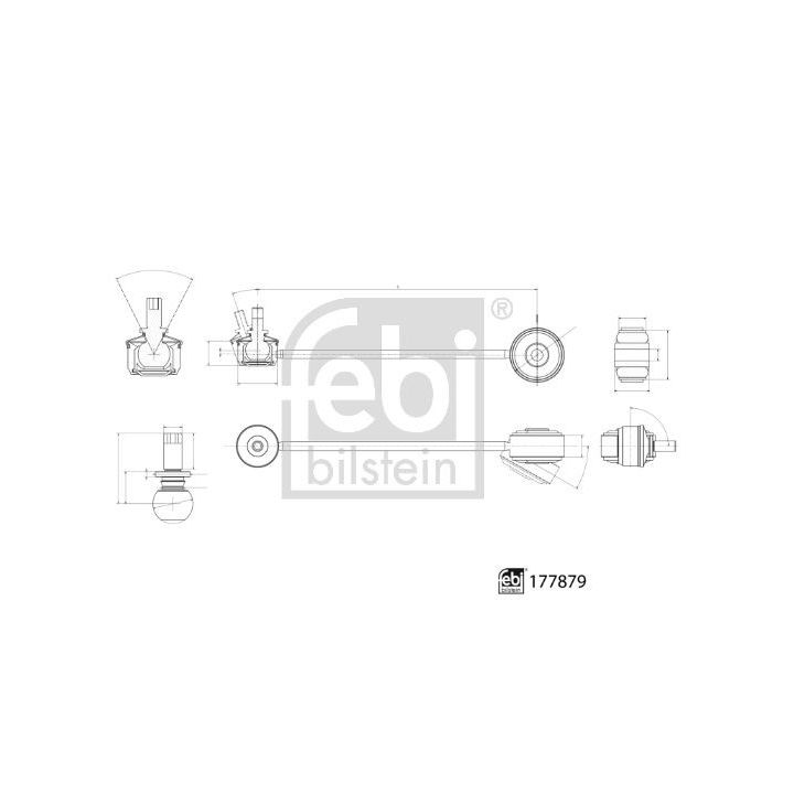 Vikšro valdymo svirtis FEBI BILSTEIN 177879