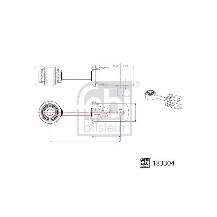 šarnyro stabilizatorius FEBI BILSTEIN 183304