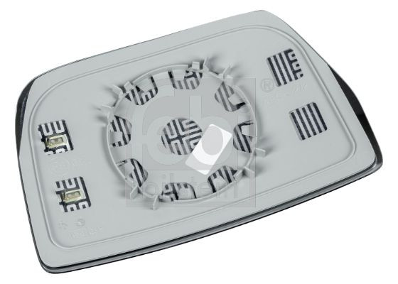 Veidrodėlio stiklas, plataus apžvalgos kampo veidrodėlis FEBI BILSTEIN 107875