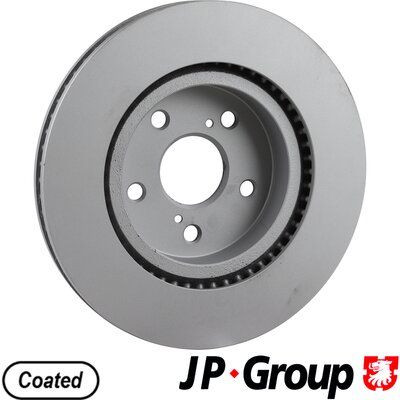 Stabdžių diskas JP GROUP 4863105600