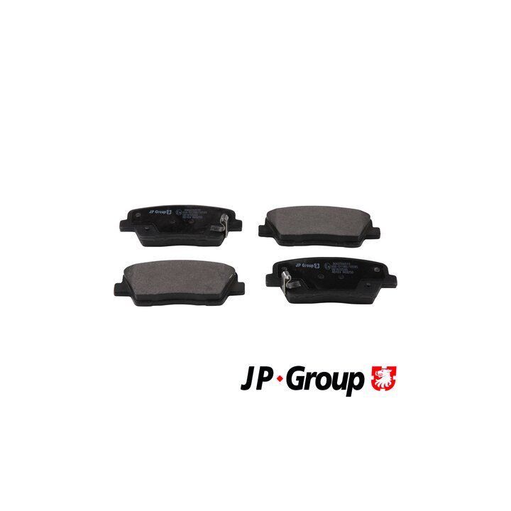 Stabdžių trinkelių rinkinys, diskinis stabdys JP GROUP 3663700510