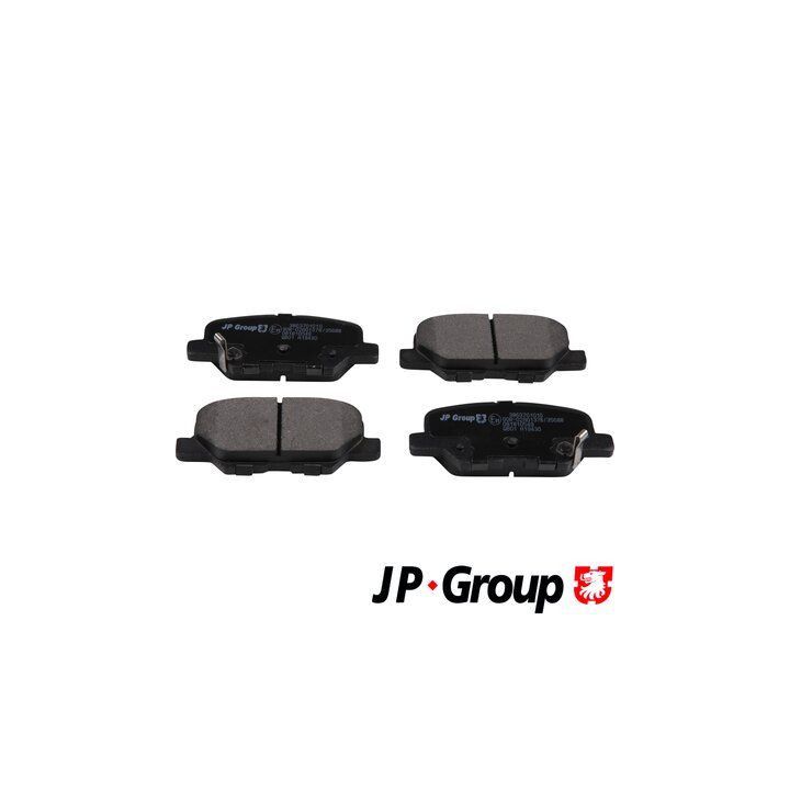 Stabdžių trinkelių rinkinys, diskinis stabdys JP GROUP 3863701010