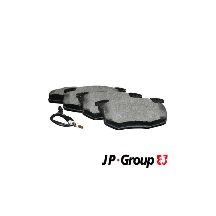 Stabdžių trinkelių rinkinys, diskinis stabdys JP GROUP 4163602810