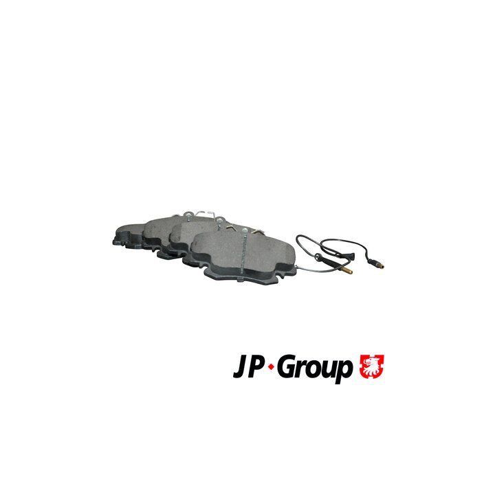 Stabdžių trinkelių rinkinys, diskinis stabdys JP GROUP 4163603110