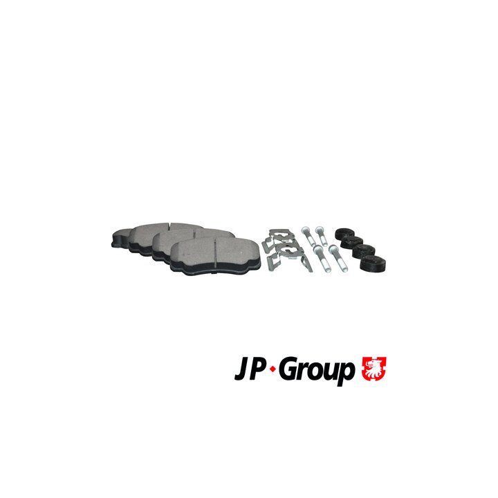 Stabdžių trinkelių rinkinys, diskinis stabdys JP GROUP 4163700610