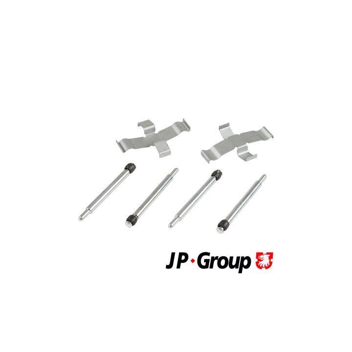 Priedų komplektas, diskinių stabdžių trinkelės JP GROUP 1364002810