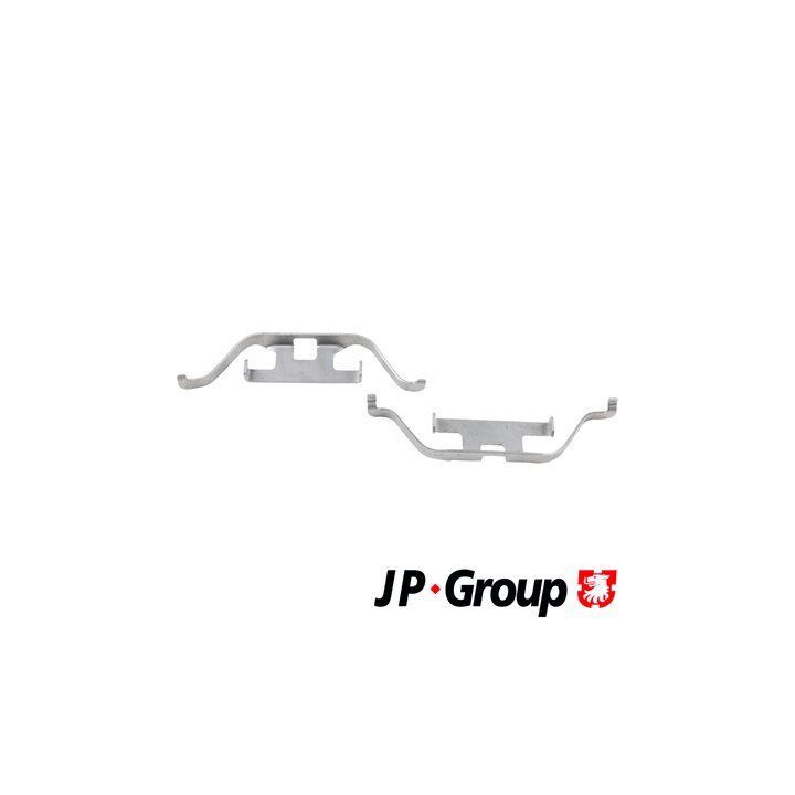 Priedų komplektas, diskinių stabdžių trinkelės JP GROUP 1464004410