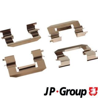 Priedų komplektas, diskinių stabdžių trinkelės JP GROUP 3164002910