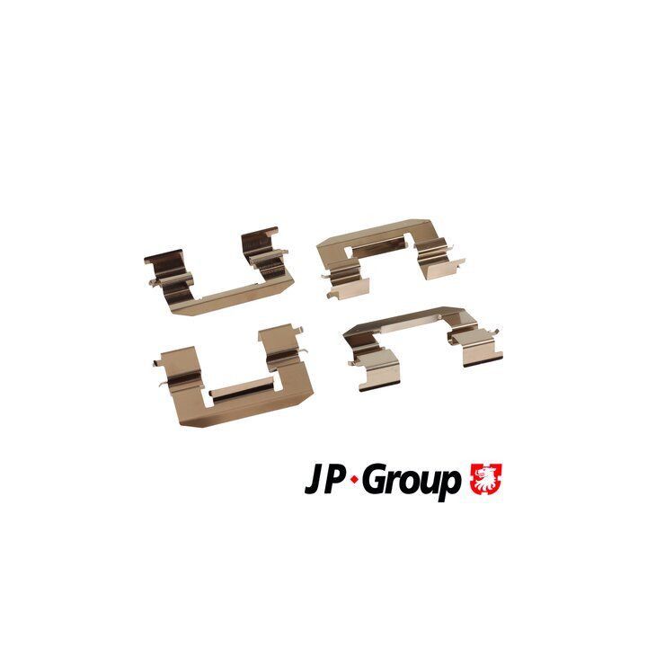 Priedų komplektas, diskinių stabdžių trinkelės JP GROUP 3164002910