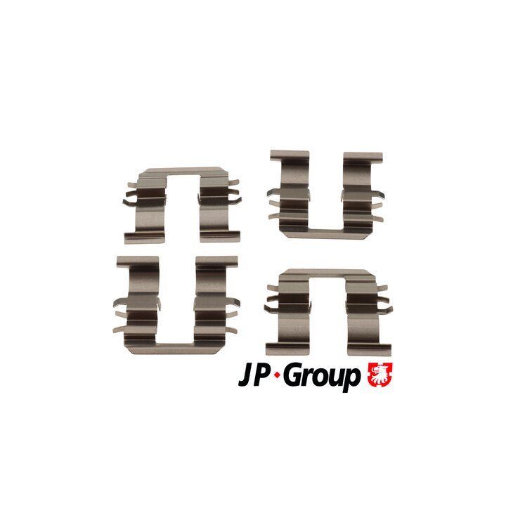 Priedų komplektas, diskinių stabdžių trinkelės JP GROUP 3564003610