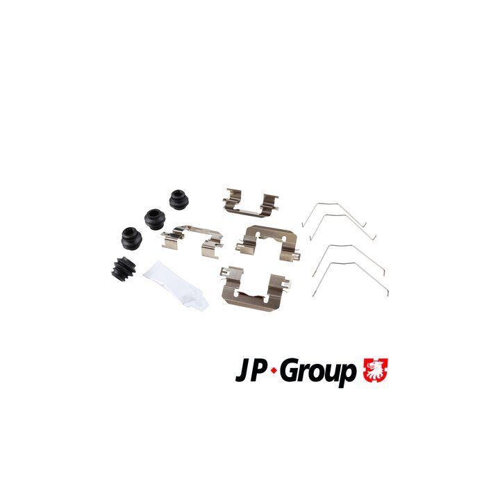 Priedų komplektas, diskinių stabdžių trinkelės JP GROUP 3664002610
