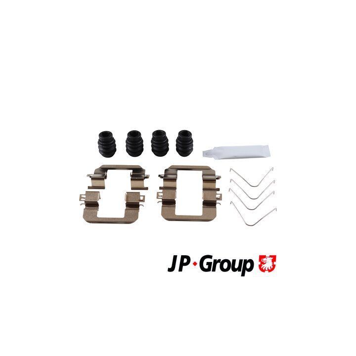 Priedų komplektas, diskinių stabdžių trinkelės JP GROUP 3664002910