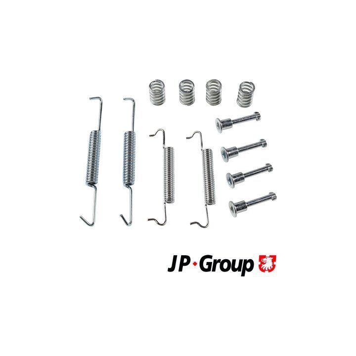 Priedų komplektas, stovėjimo stabdžių trinkelės JP GROUP 4163953310