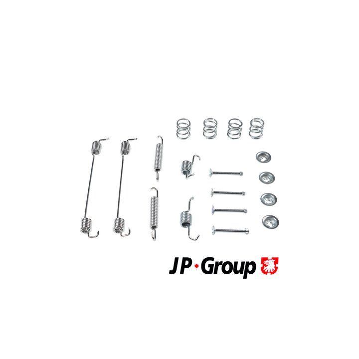 Priedų komplektas, stabdžių trinkelės JP GROUP 6163950110
