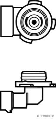 Lemputė, rūko žibintas HERTH+BUSS ELPARTS 89901300