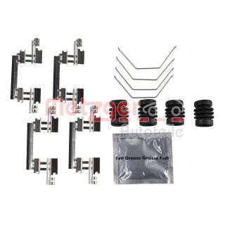 Priedų komplektas, diskinių stabdžių trinkelės METZGER 109-0170