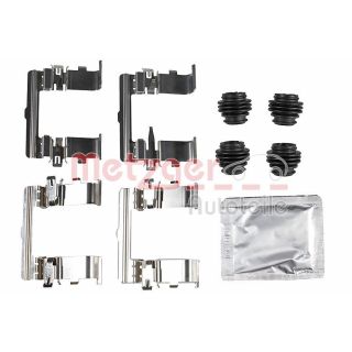 Priedų komplektas, diskinių stabdžių trinkelės METZGER 109-0177