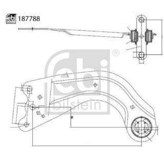 Vikšro valdymo svirtis FEBI BILSTEIN 187788