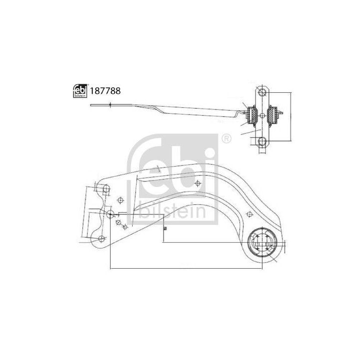 Vikšro valdymo svirtis FEBI BILSTEIN 187788