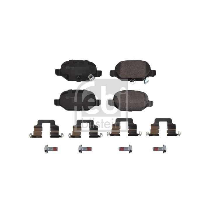 Stabdžių trinkelių rinkinys, diskinis stabdys FEBI BILSTEIN 175268