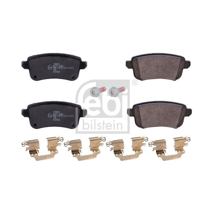 Stabdžių trinkelių rinkinys, diskinis stabdys FEBI BILSTEIN 178904