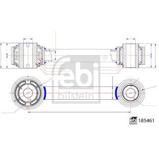 šarnyras, rato pakaba FEBI BILSTEIN 185461