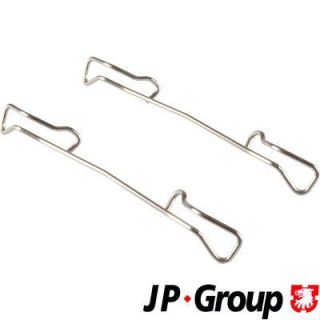 Priedų komplektas, diskinių stabdžių trinkelės JP GROUP 1264004510