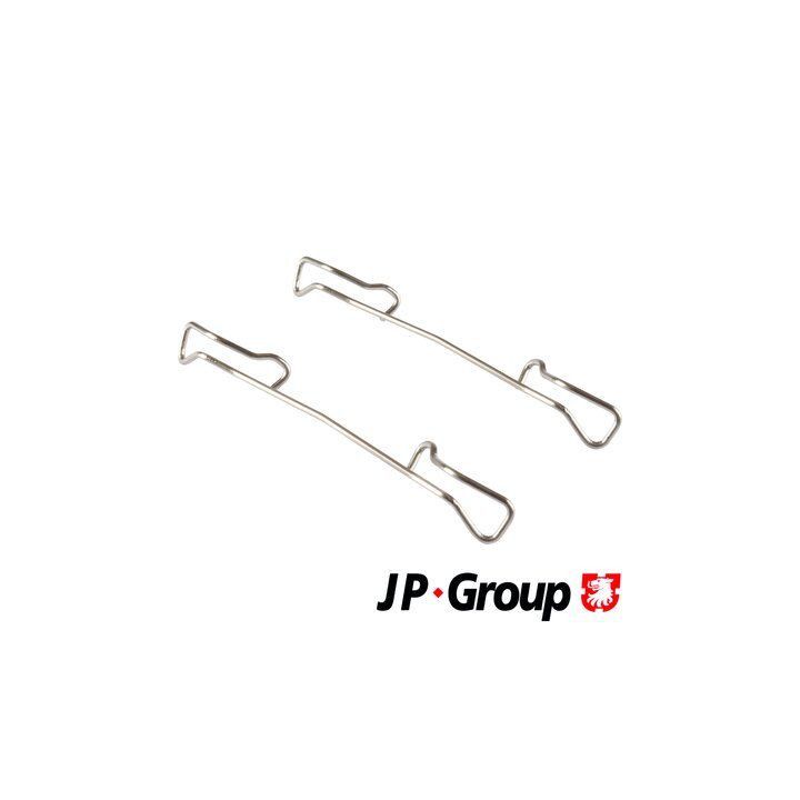 Priedų komplektas, diskinių stabdžių trinkelės JP GROUP 1264004510