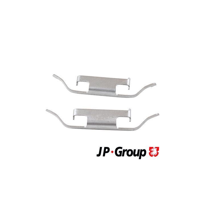 Priedų komplektas, diskinių stabdžių trinkelės JP GROUP 1464002810