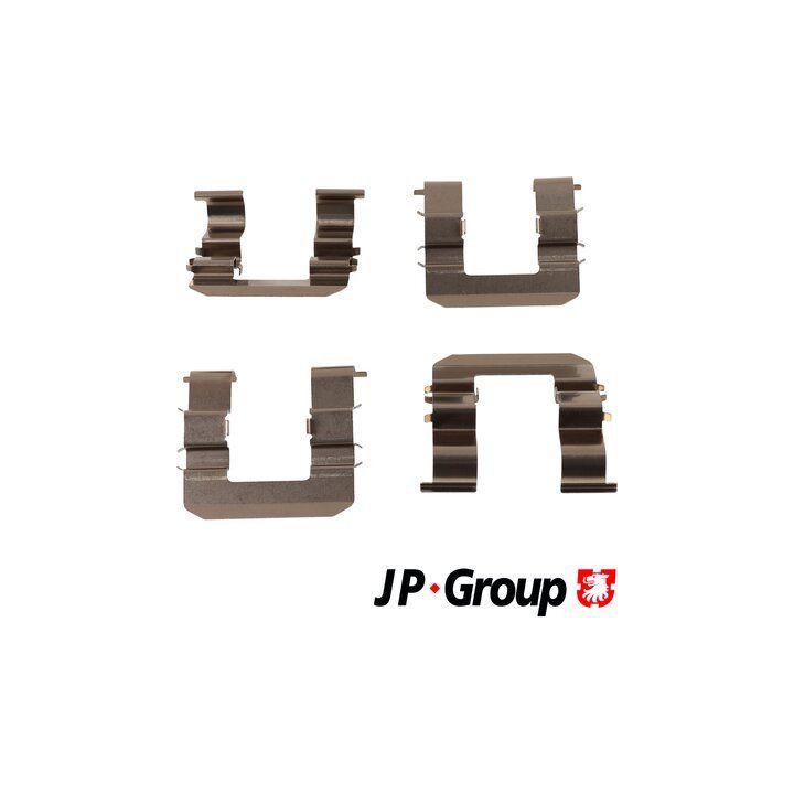Priedų komplektas, diskinių stabdžių trinkelės JP GROUP 3364003810