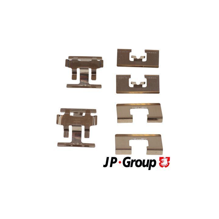 Priedų komplektas, diskinių stabdžių trinkelės JP GROUP 3464002410