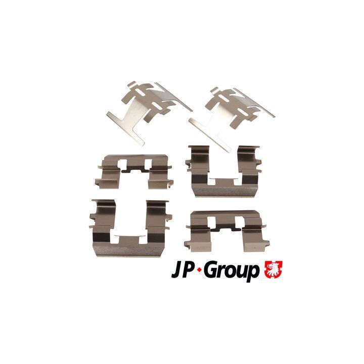 Priedų komplektas, diskinių stabdžių trinkelės JP GROUP 3464002810