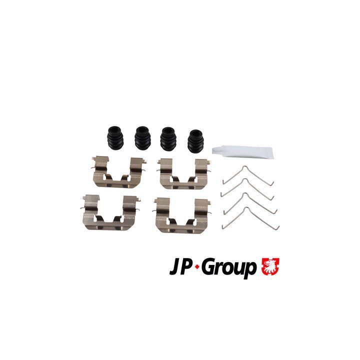 Priedų komplektas, diskinių stabdžių trinkelės JP GROUP 3564002810