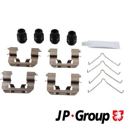 Priedų komplektas, diskinių stabdžių trinkelės JP GROUP 3564002810