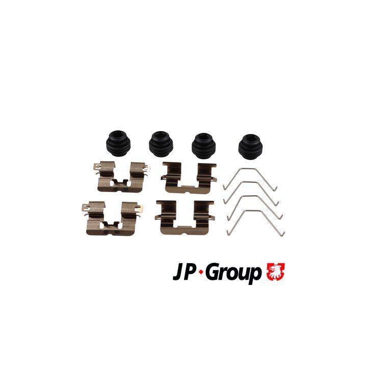 Priedų komplektas, diskinių stabdžių trinkelės JP GROUP 3564002910