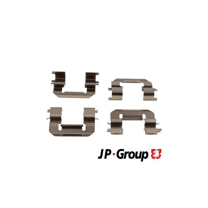 Priedų komplektas, diskinių stabdžių trinkelės JP GROUP 3664002110