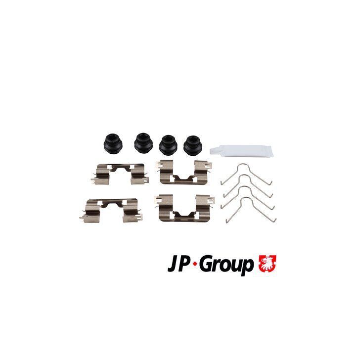 Priedų komplektas, diskinių stabdžių trinkelės JP GROUP 3664003010