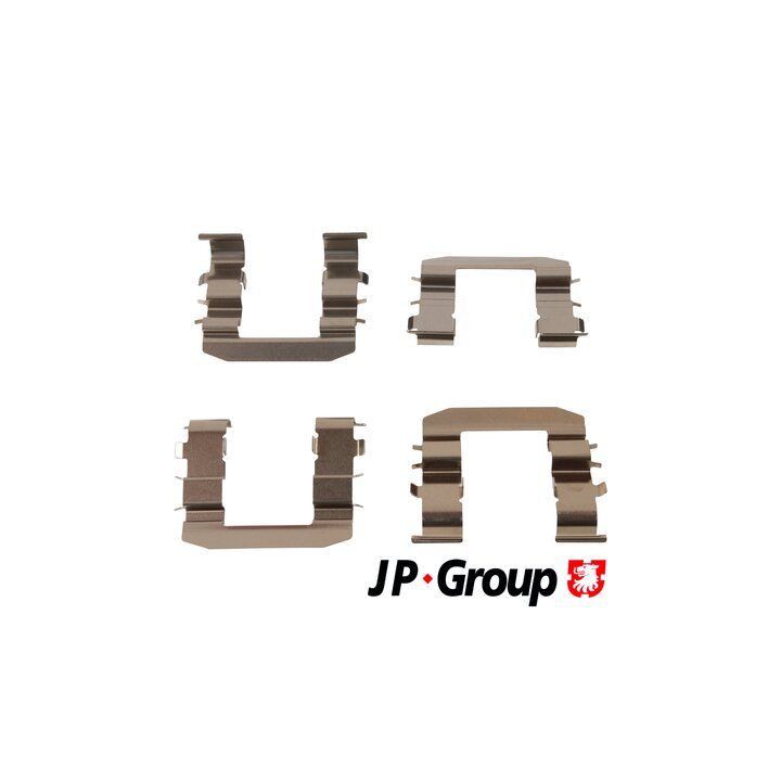 Priedų komplektas, diskinių stabdžių trinkelės JP GROUP 3664003310