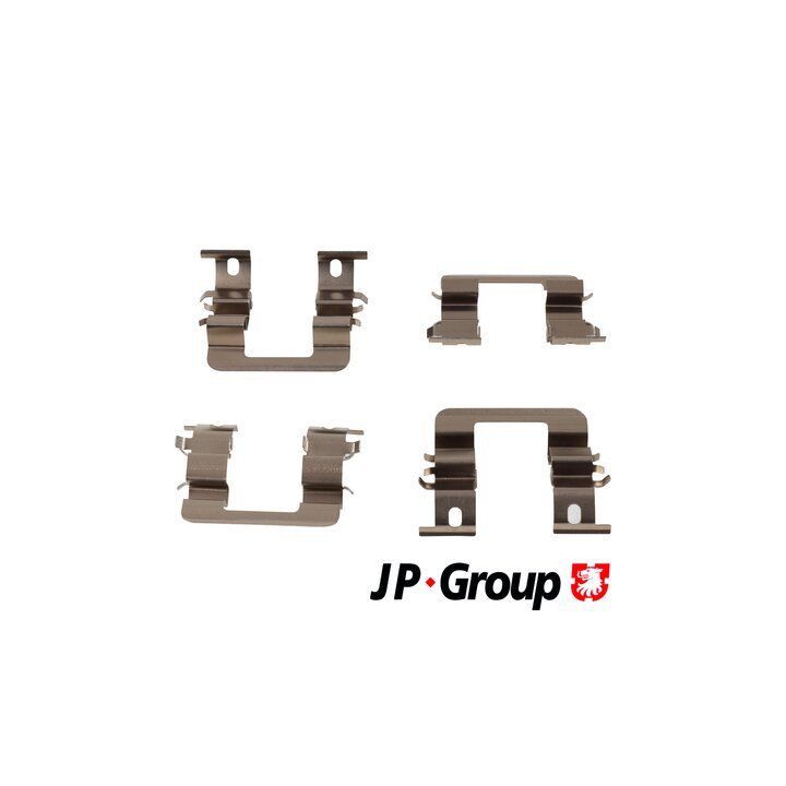 Priedų komplektas, diskinių stabdžių trinkelės JP GROUP 3664003610