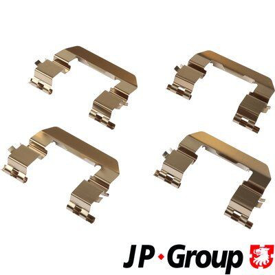 Priedų komplektas, diskinių stabdžių trinkelės JP GROUP 3664003810