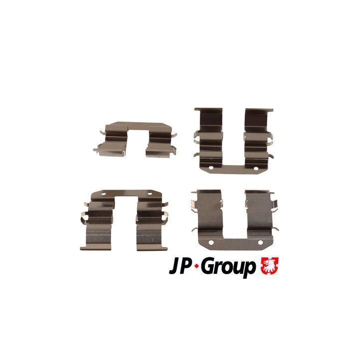 Priedų komplektas, diskinių stabdžių trinkelės JP GROUP 3664003910