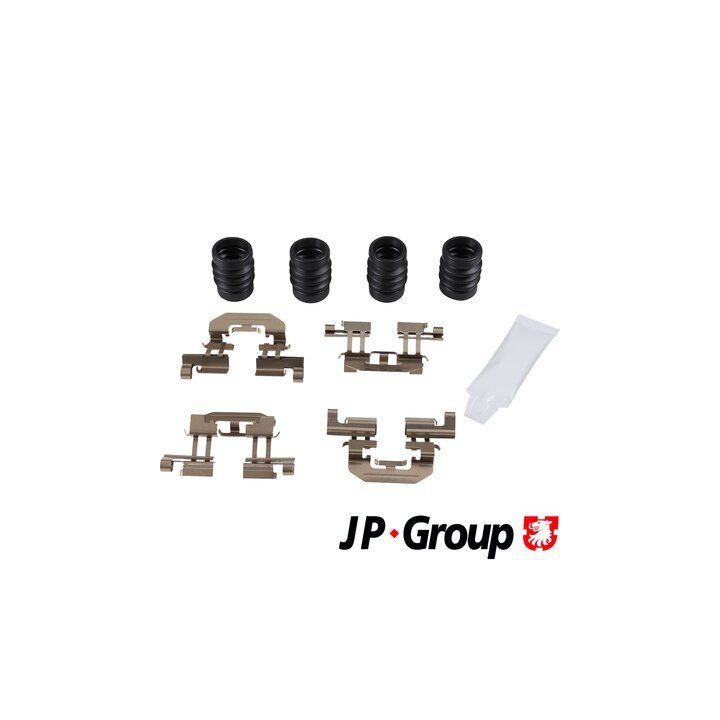 Priedų komplektas, diskinių stabdžių trinkelės JP GROUP 3864002310