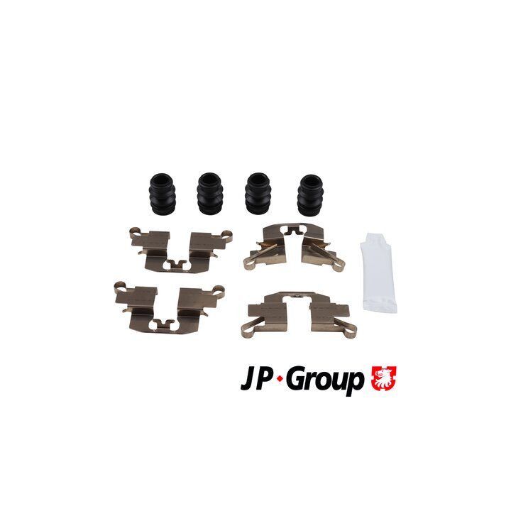 Priedų komplektas, diskinių stabdžių trinkelės JP GROUP 3864002610