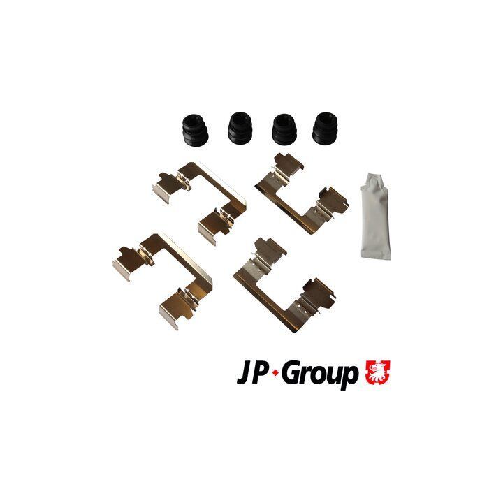 Priedų komplektas, diskinių stabdžių trinkelės JP GROUP 3864002710
