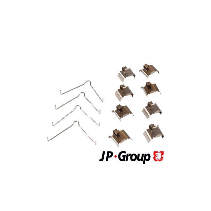 Priedų komplektas, diskinių stabdžių trinkelės JP GROUP 3864002910