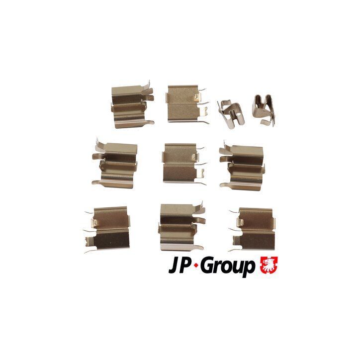 Priedų komplektas, diskinių stabdžių trinkelės JP GROUP 3864003010