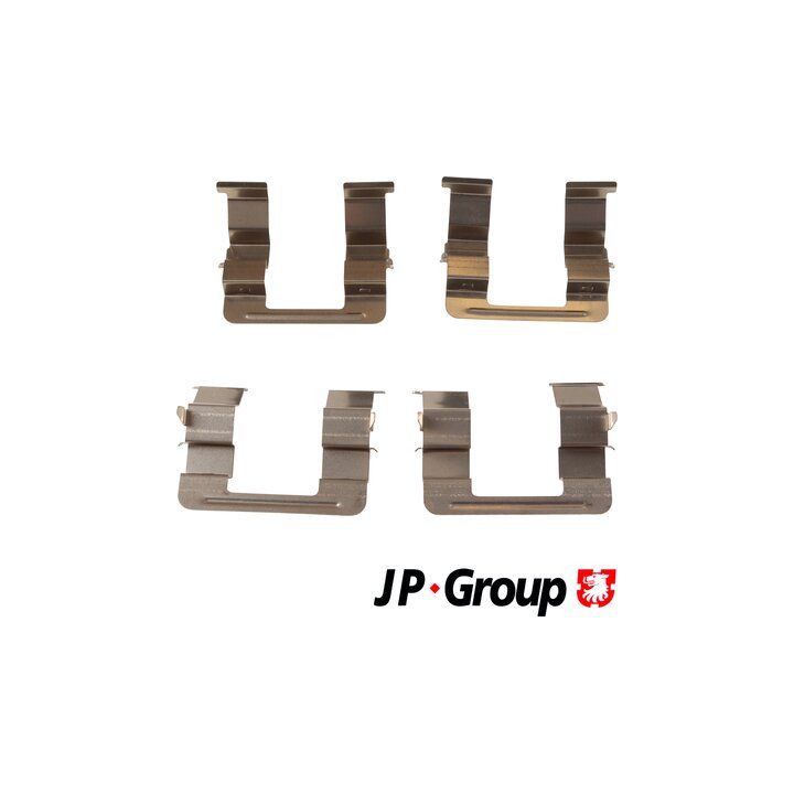 Priedų komplektas, diskinių stabdžių trinkelės JP GROUP 3864003110