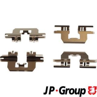 Priedų komplektas, diskinių stabdžių trinkelės JP GROUP 3864003210
